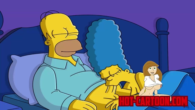 The Simpsons Blowjob Porn - Homer Simpson se deja mamar la polla por Marge